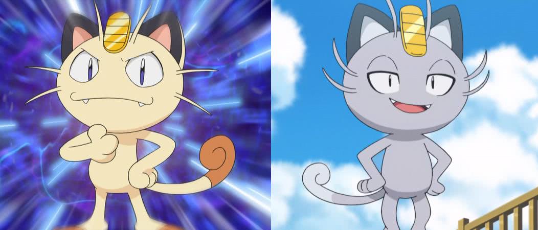 喵喵,猫老大阿罗拉地区的三地鼠头顶长出了类似头发的金属胡子.