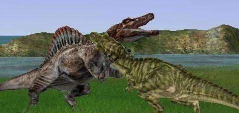 棘龙vs霸王龙, 谁才是真正的陆地霸主! 鲨齿龙有话要说