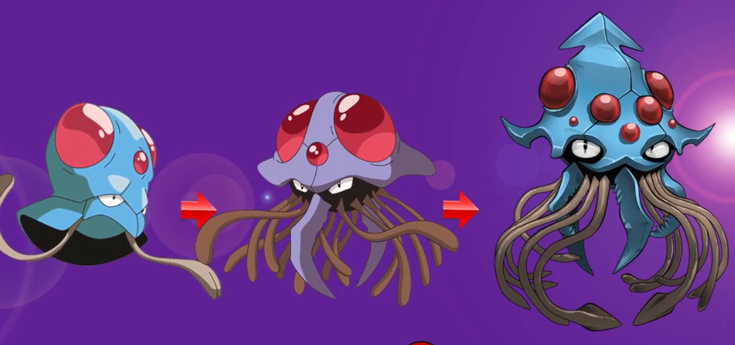 毒刺水母毒刺水母是玛瑙水母的最终进化型,它的触手足足有80根!