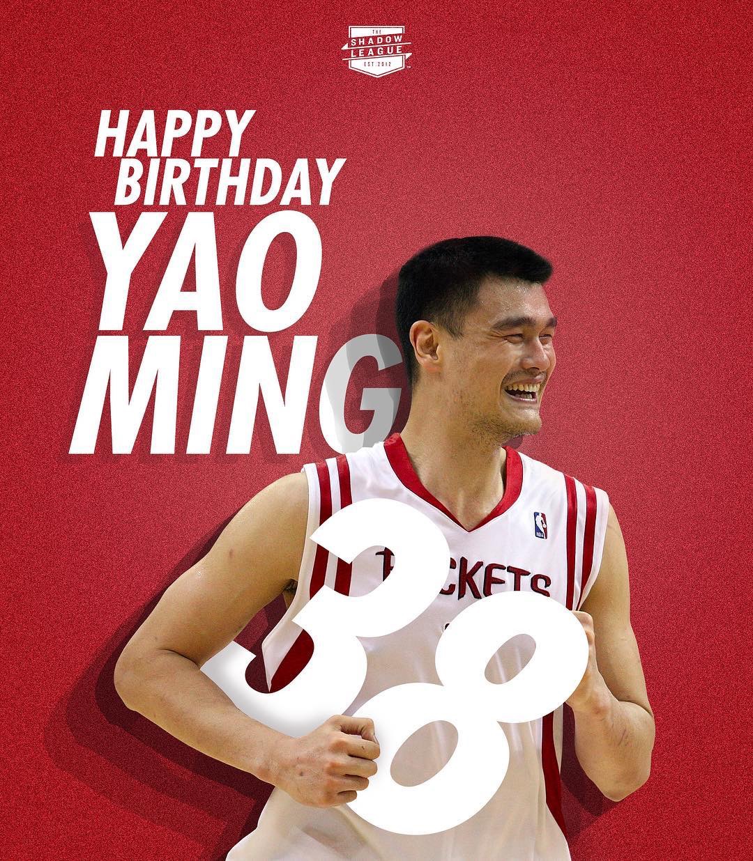 9张祝福姚明38岁生日的图,满满的中国元素!值得收藏