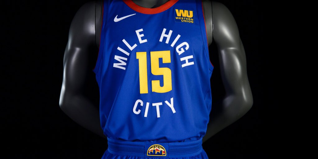 掘金官方发布的球队新logo和球衣