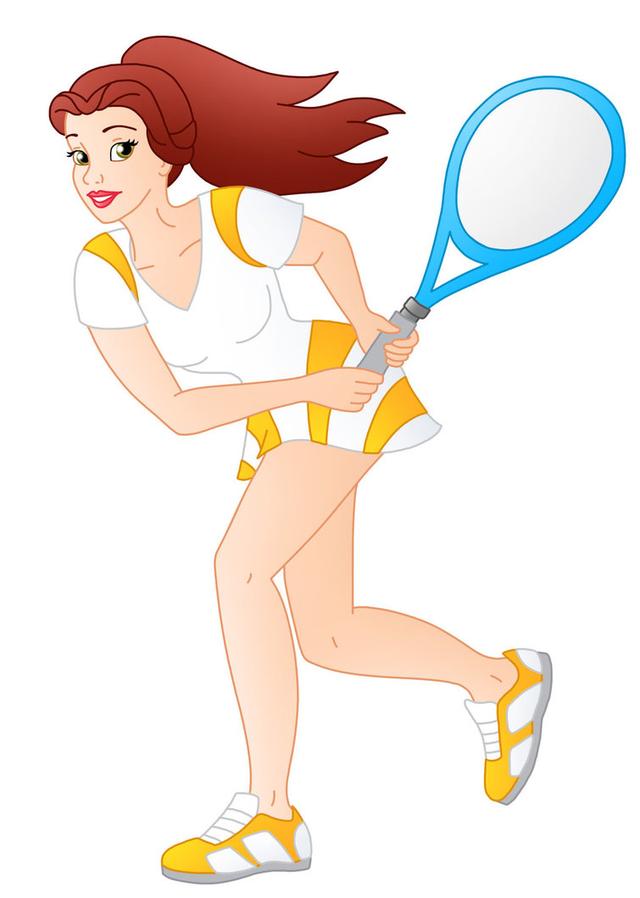 当迪士尼公主变成运动少女,木兰打的居然不是乒乓球?