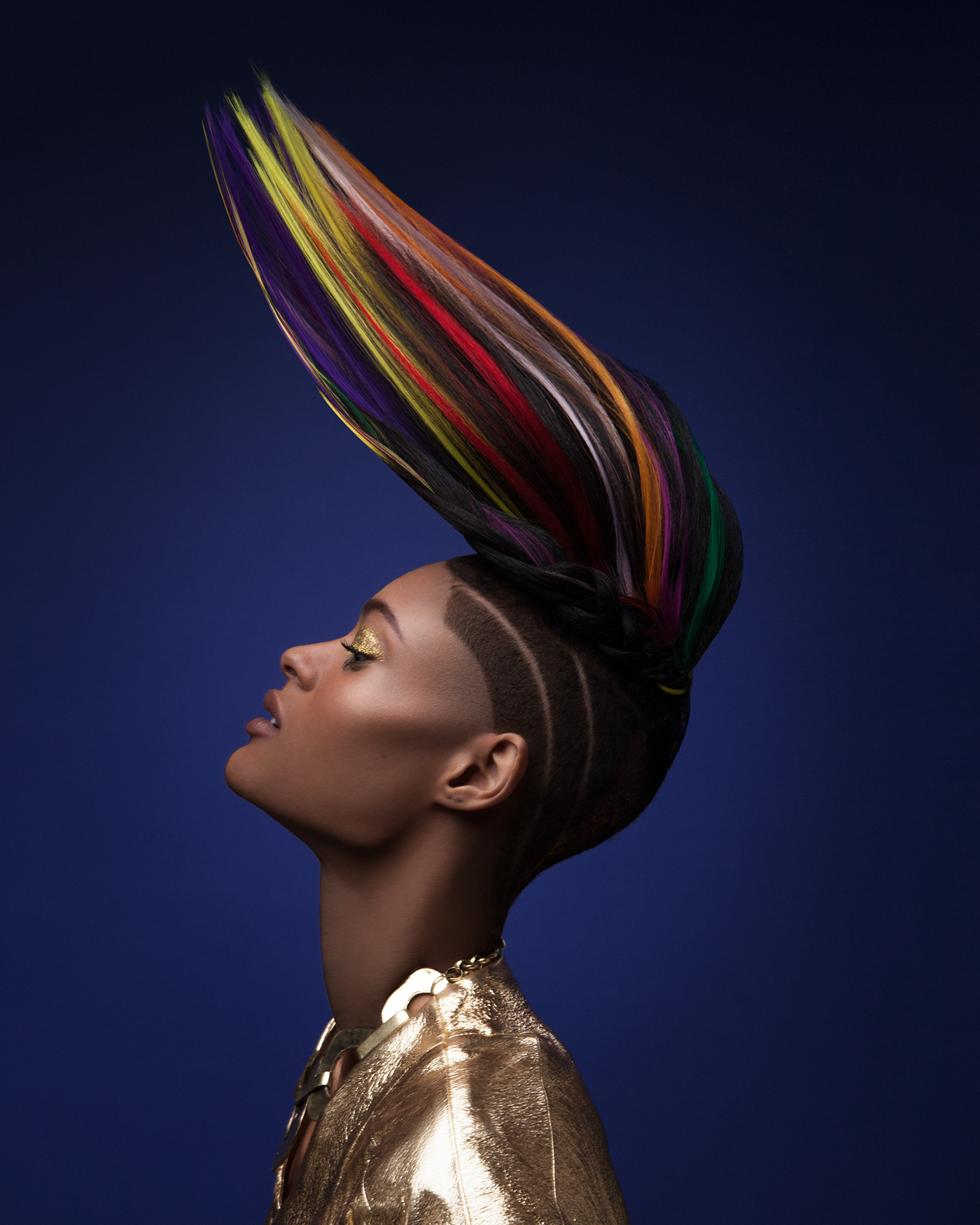 摄影师 luke nugent 为非洲裔美国人设计了奢华的发型