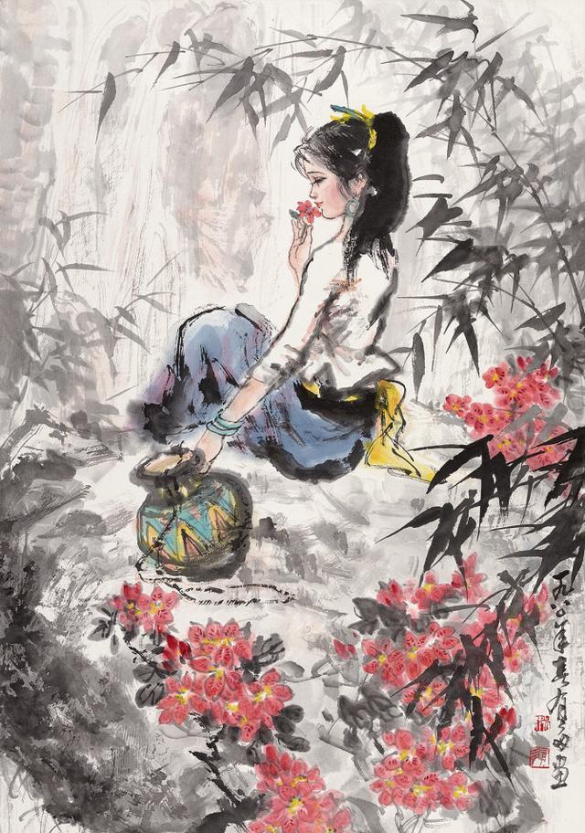 姚有多四十六幅人物作品画欣赏