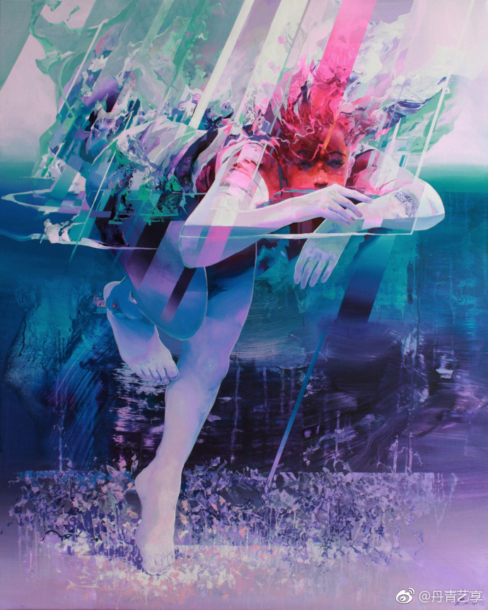 充满了超现实主义和抽象风格的绘画作品