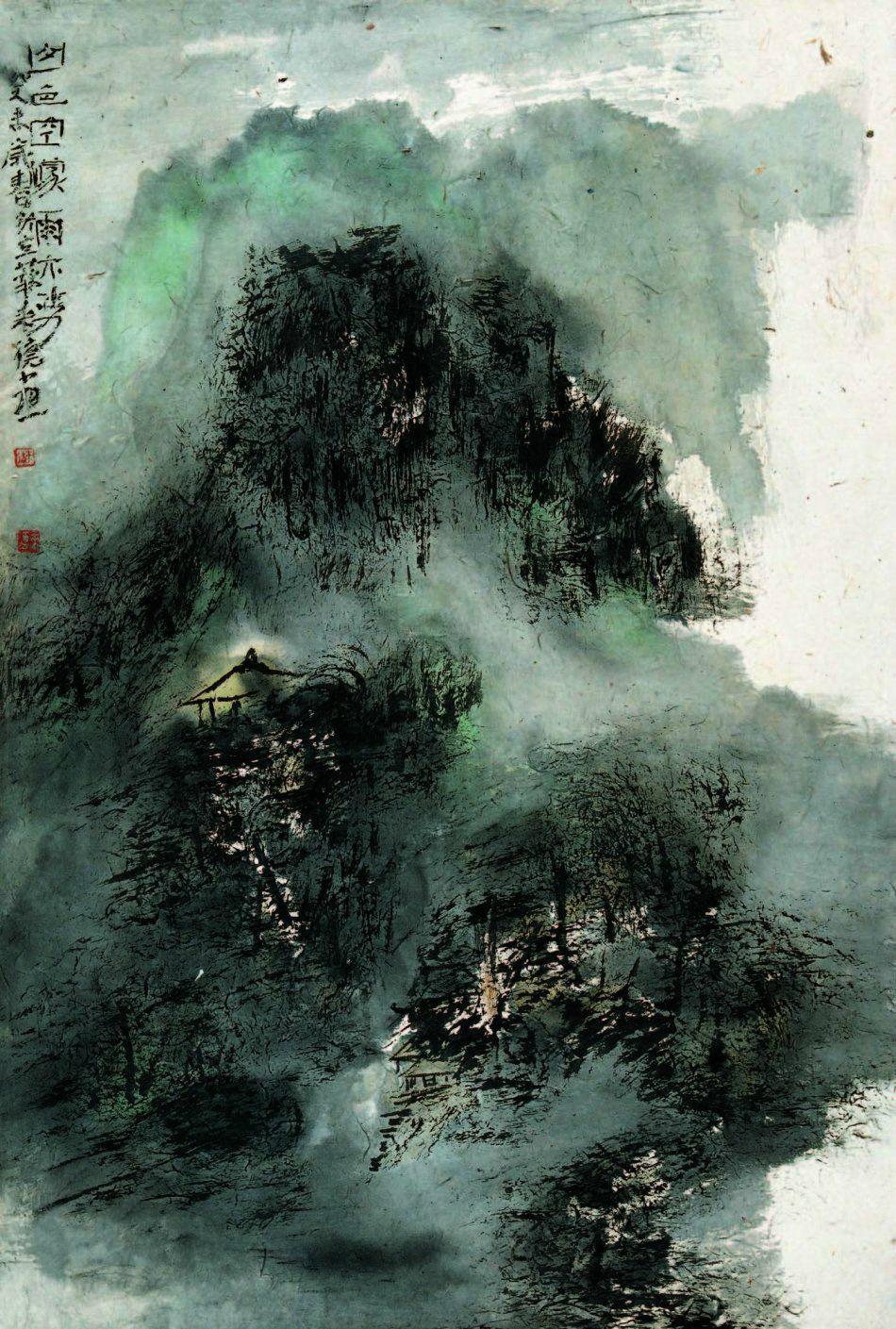 中国国家画院副院长曾来德,水墨画很出彩!绝对被丑书耽误的画家