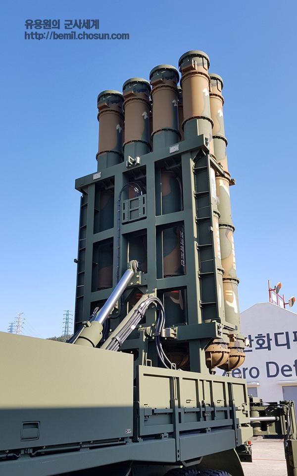 疑似韩军批量列装的天马近程防空导弹系统的升级版本.