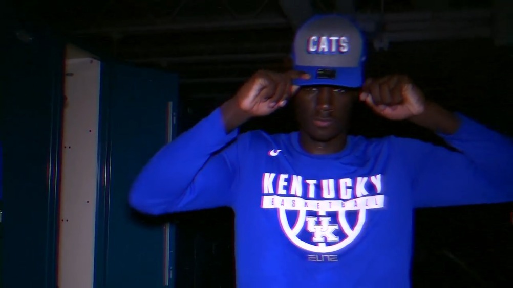 2019届ESPN排名14的五星小前锋Kahlil Whitn