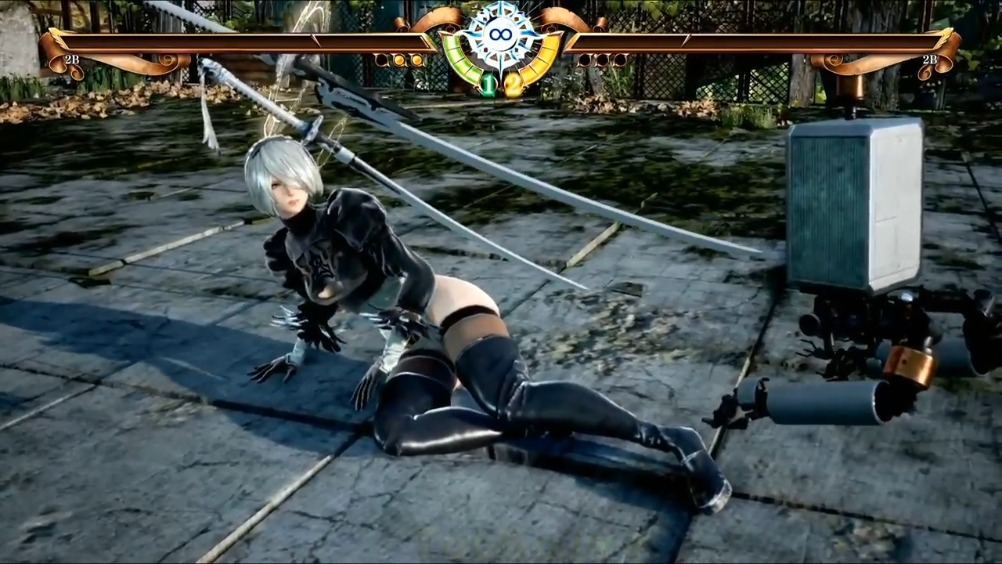 《刀魂6》dlc角色2b自爆演示映像