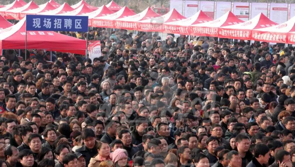 阳原政府举办大型就业专场招聘会 600多个岗位 13000多人
