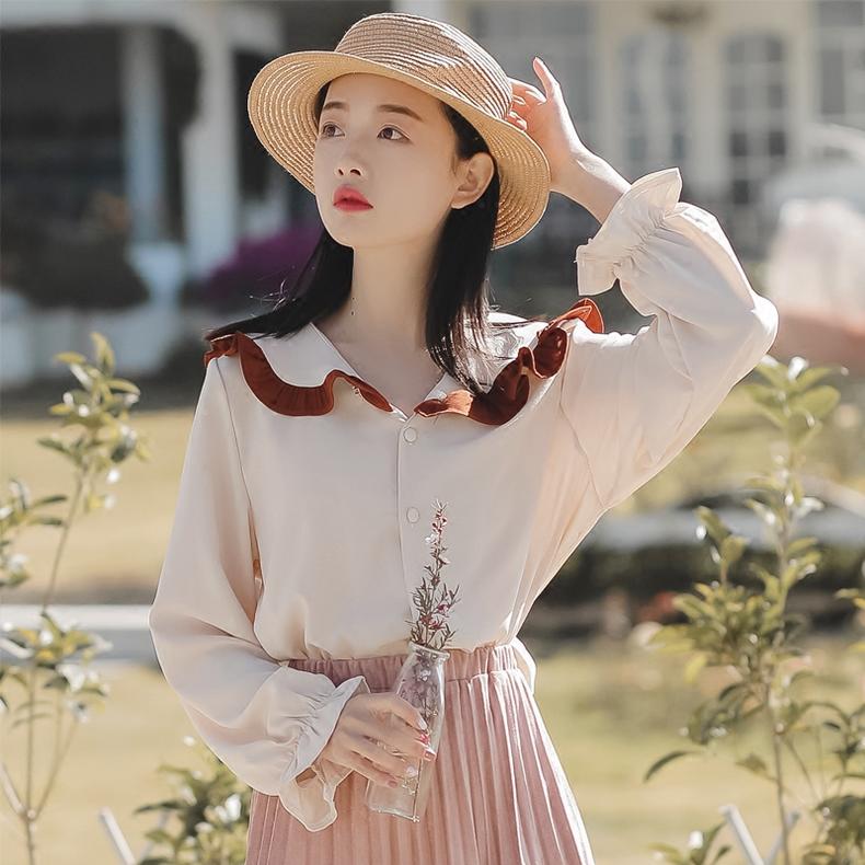 时尚甜美春装宽松设计,穿着舒适,充满少女气息