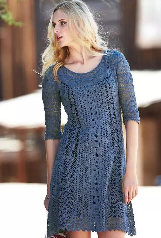 钩编美裙来袭,自己织一件,让姐妹们羡慕去吧!