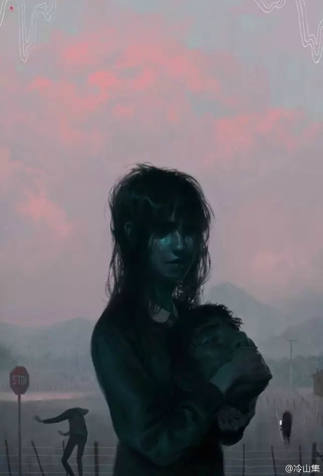 1991年出生于新西兰的华裔画家adamtan长期患有抑郁症