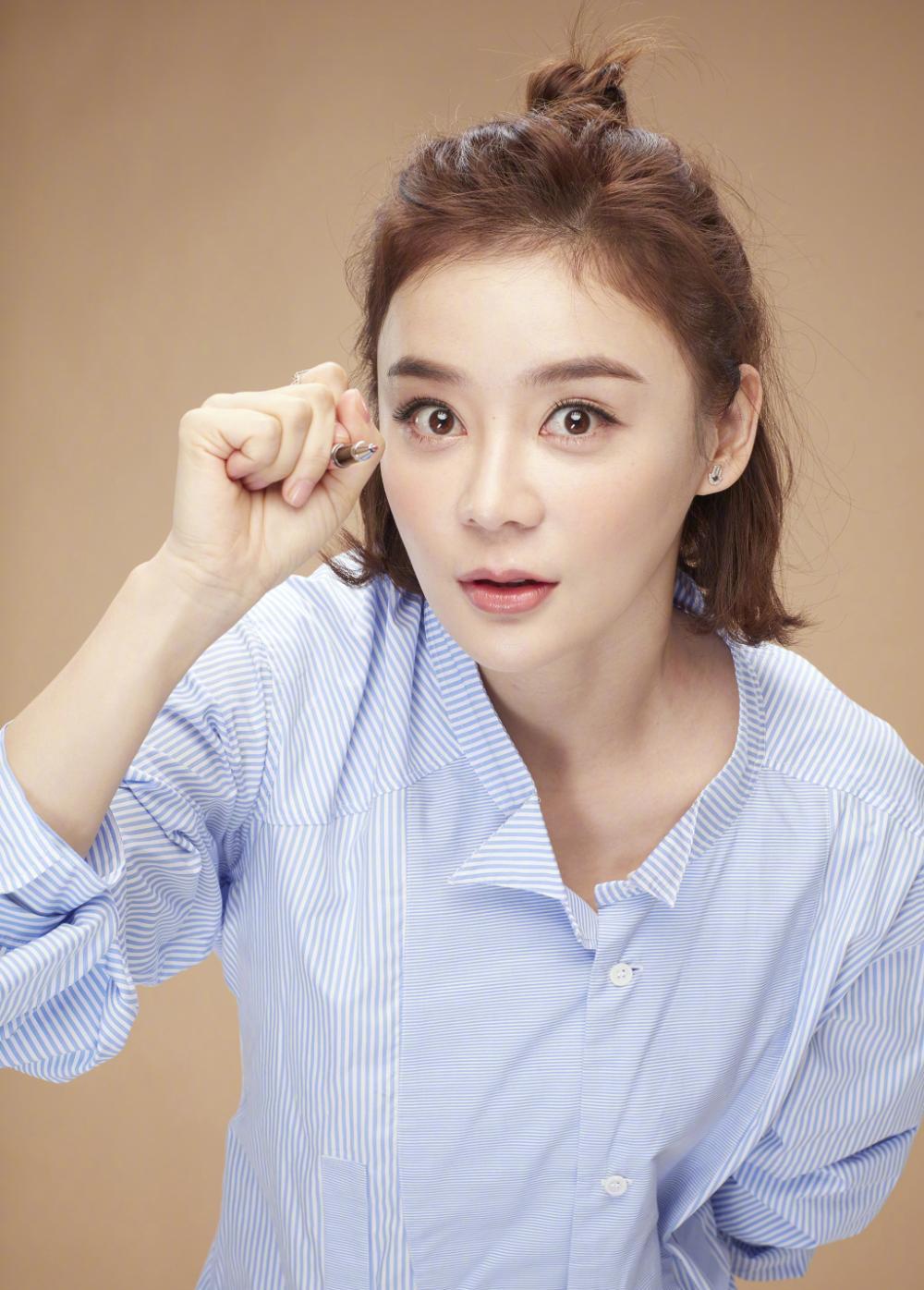 曾因为马甲线而圈粉无数的袁姗姗也有一头讨人喜欢的短发!