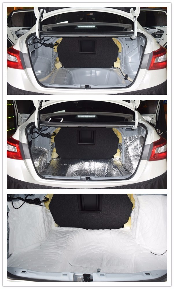 均安隔音改装,日产轩逸全车欧洲ctk银色隔音—容桂尚韵