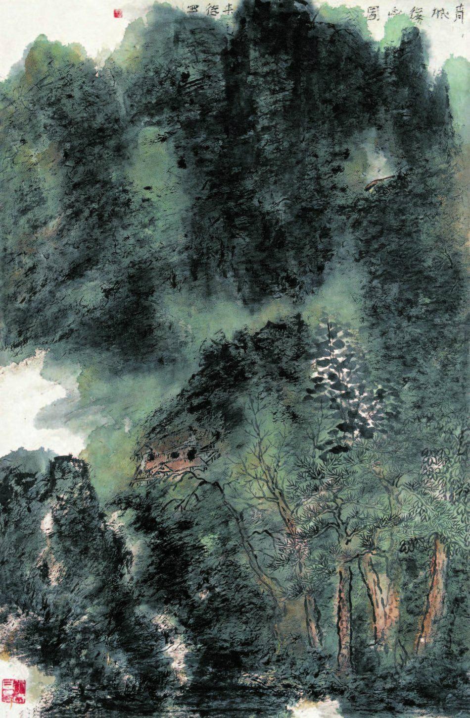 中国国家画院副院长曾来德,水墨画很出彩!绝对被丑书耽误的画家