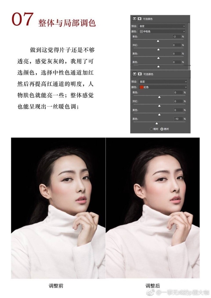 ps摄影人像后期修图教程!如何让灰暗的皮肤变得干净通透!
