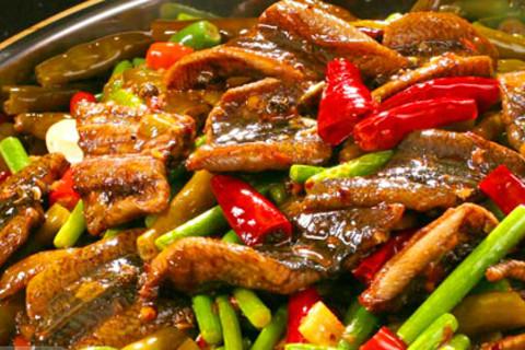口味干锅鳝鱼,附加自制干锅油,自制干锅酱配方!