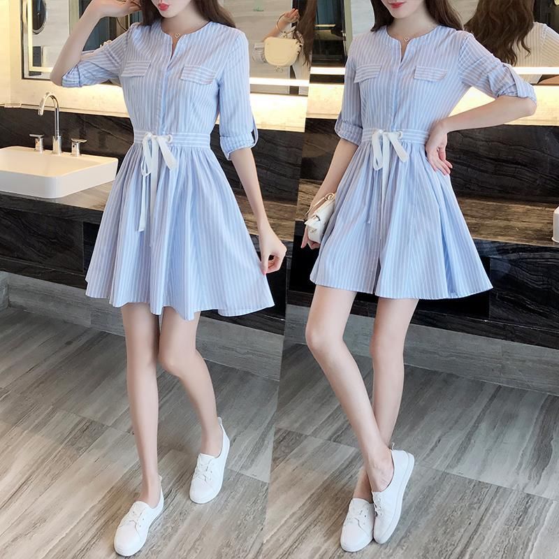 小个子女人穿裙子不过膝才好看今年流行这样的显高显瘦显腿长