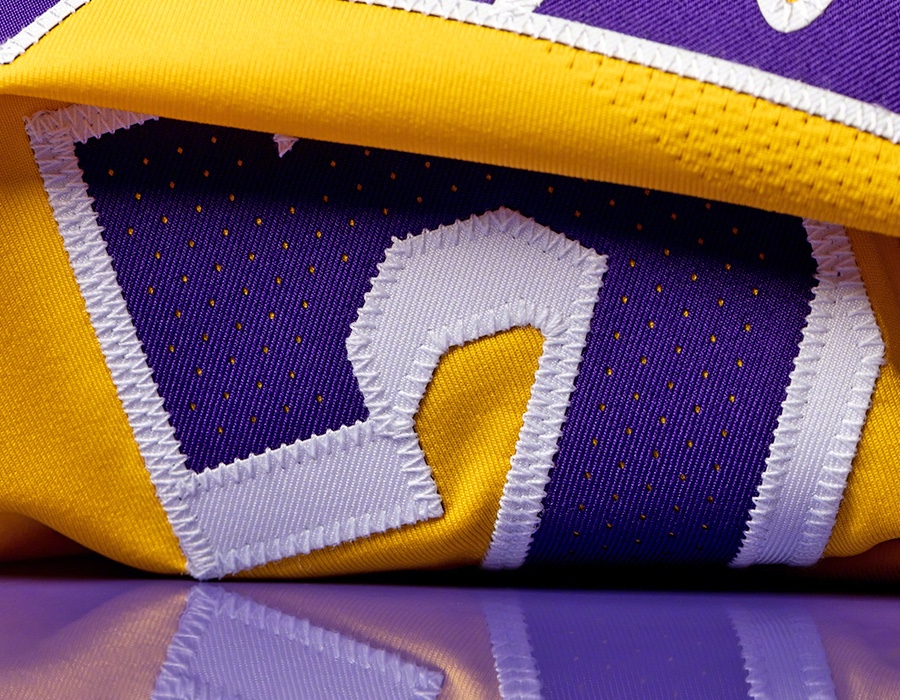 湖人新赛季球衣,高清细节图欣赏!