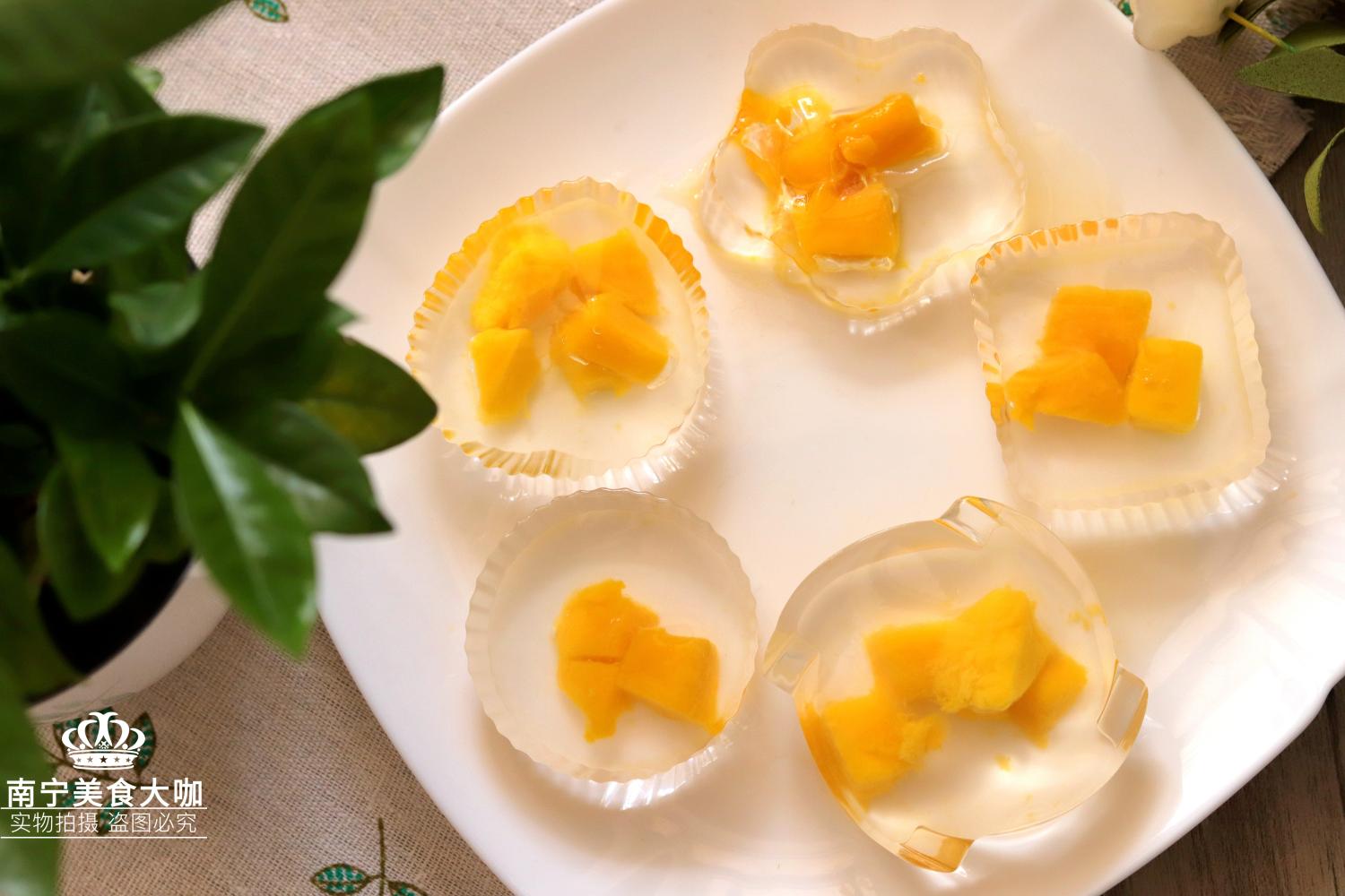 教你在家自制芒果果冻一次就成功学会了就再也不用去外面买了