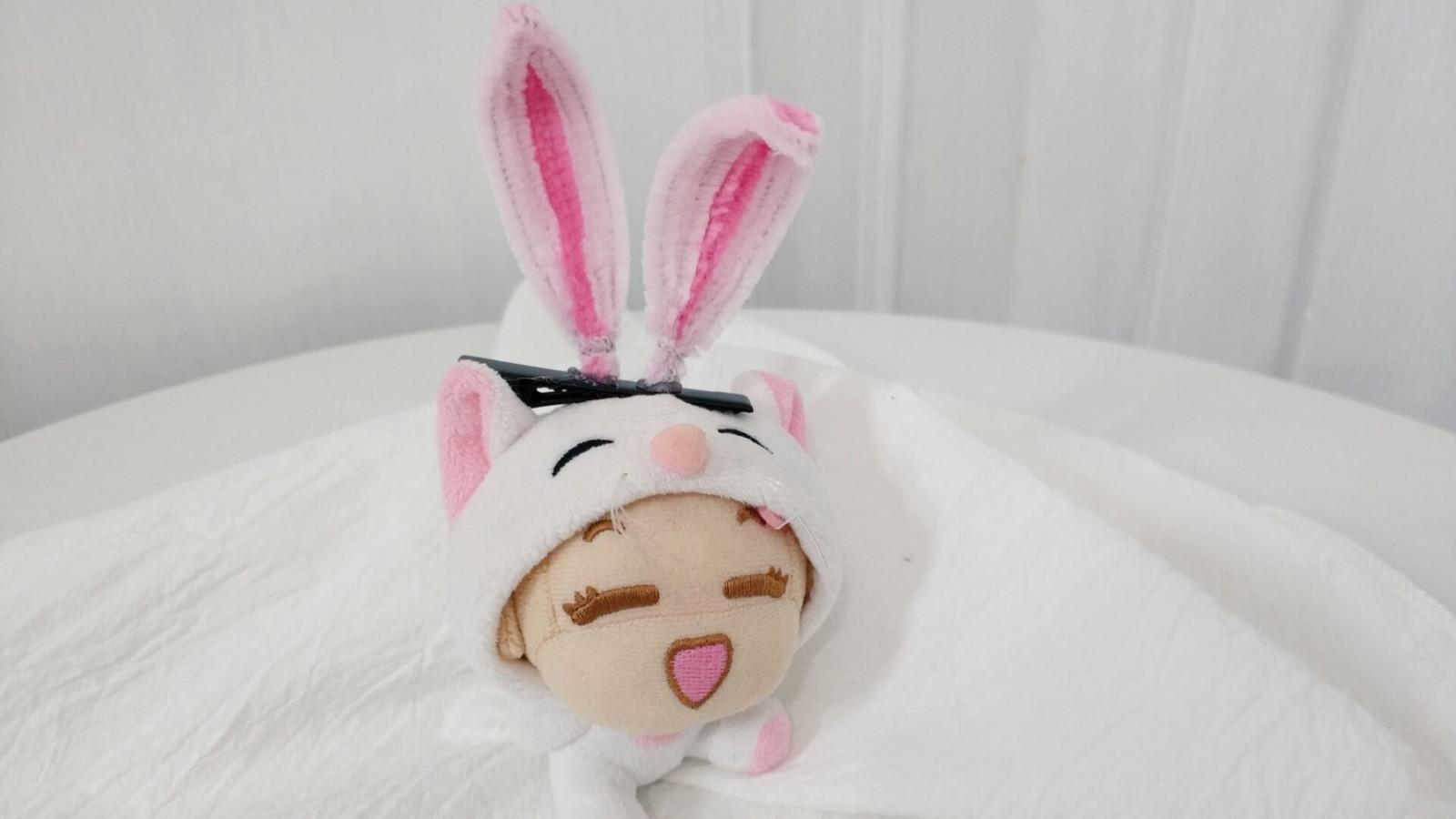 香香手工:今天教你用毛根做小兔子耳朵发饰,粉粉嫩嫩,超级可爱