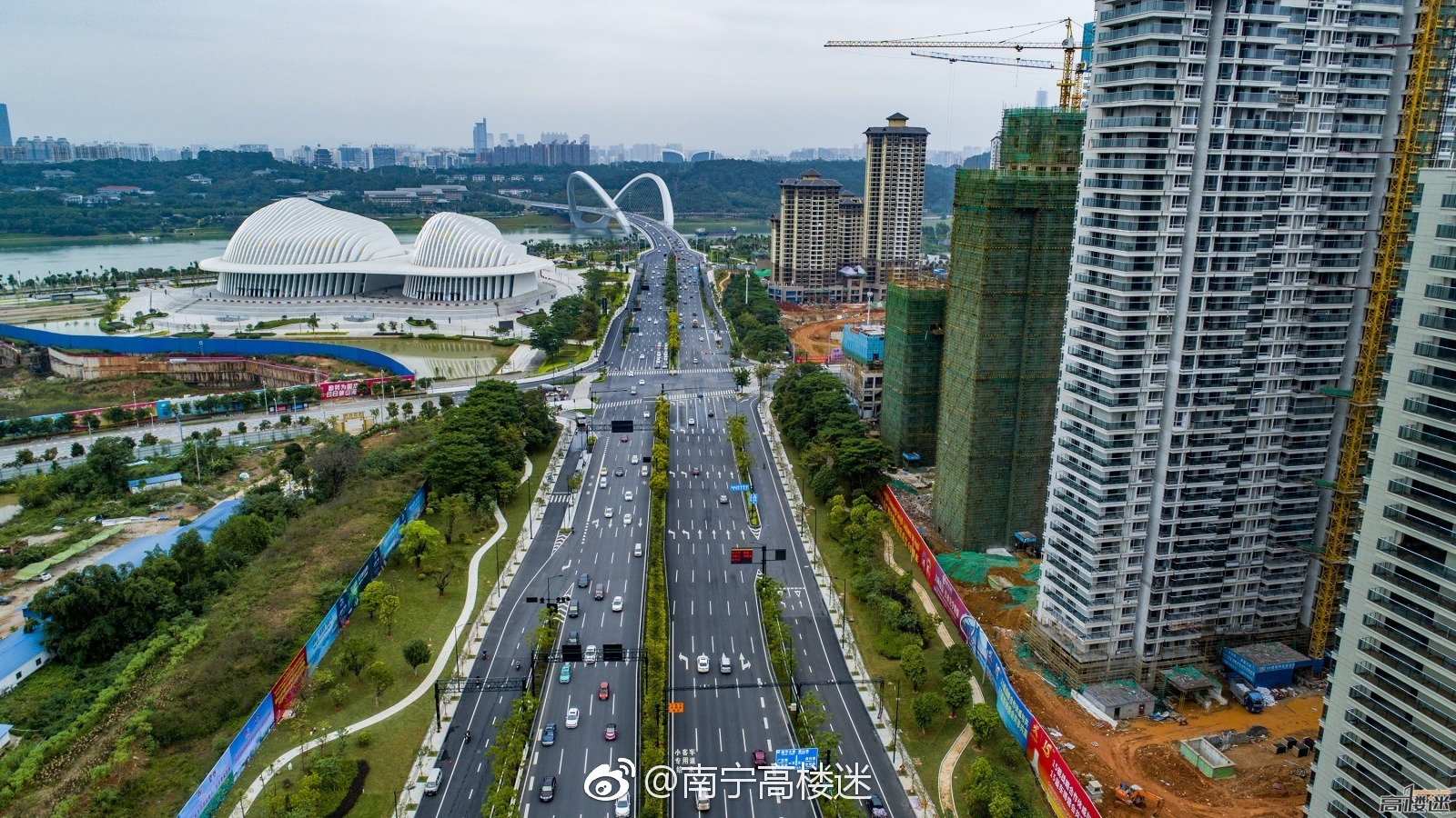 南宁城建# 媲美民族大道,修复提升完成后的平乐大道实拍.