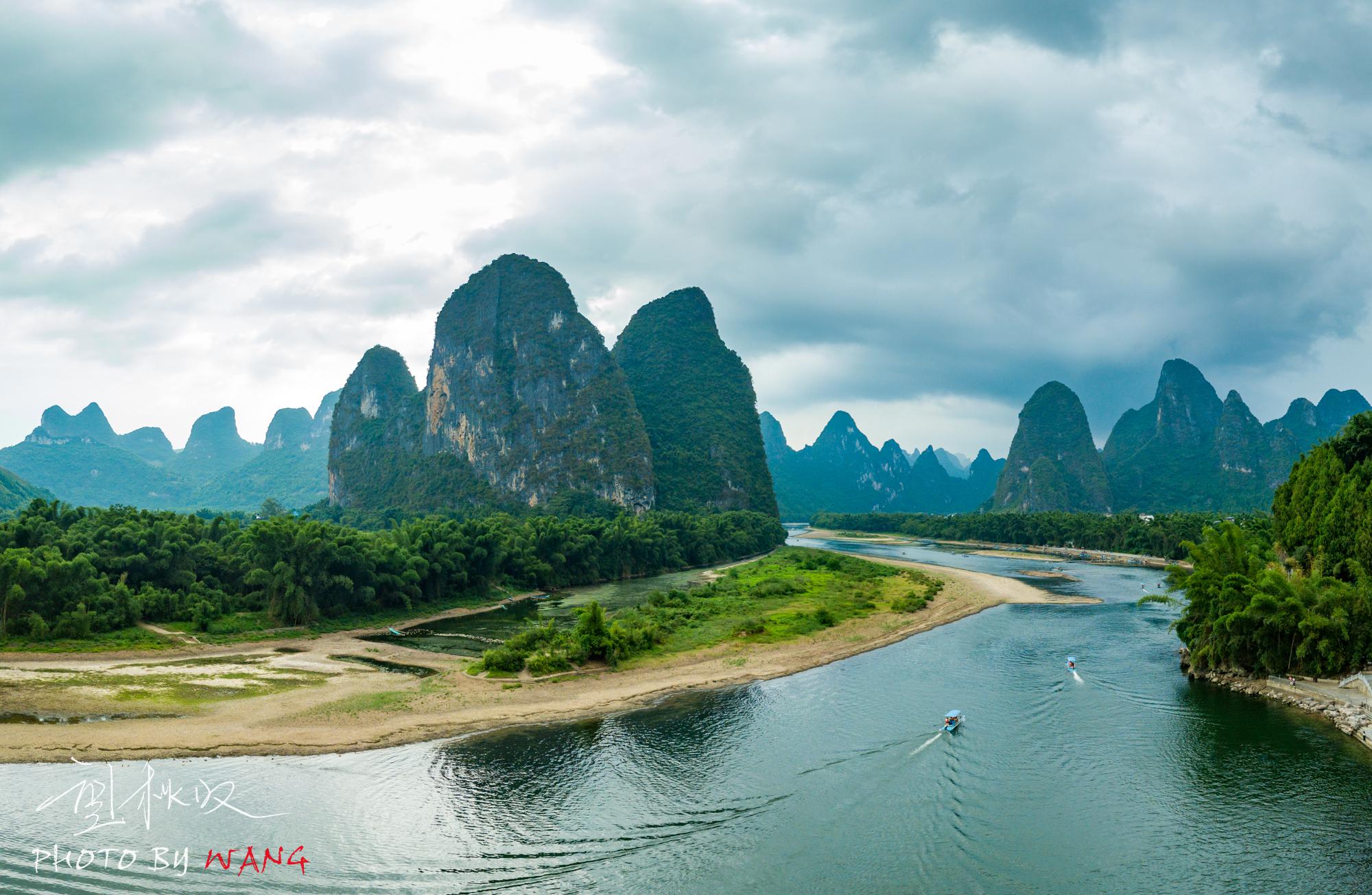 漓江上七旬的老渔翁竟成抖音网红打卡20元人民币取景地