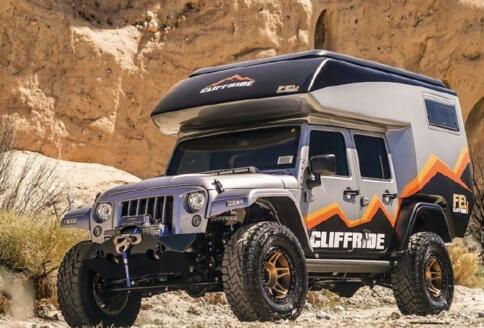 外形造型很多 jeep牧马人版房车