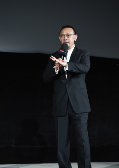 姜文导演的新作发布会上主场的气场十分强大来的嘉宾十分出名