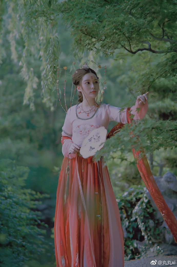 纯色写真 古风美人