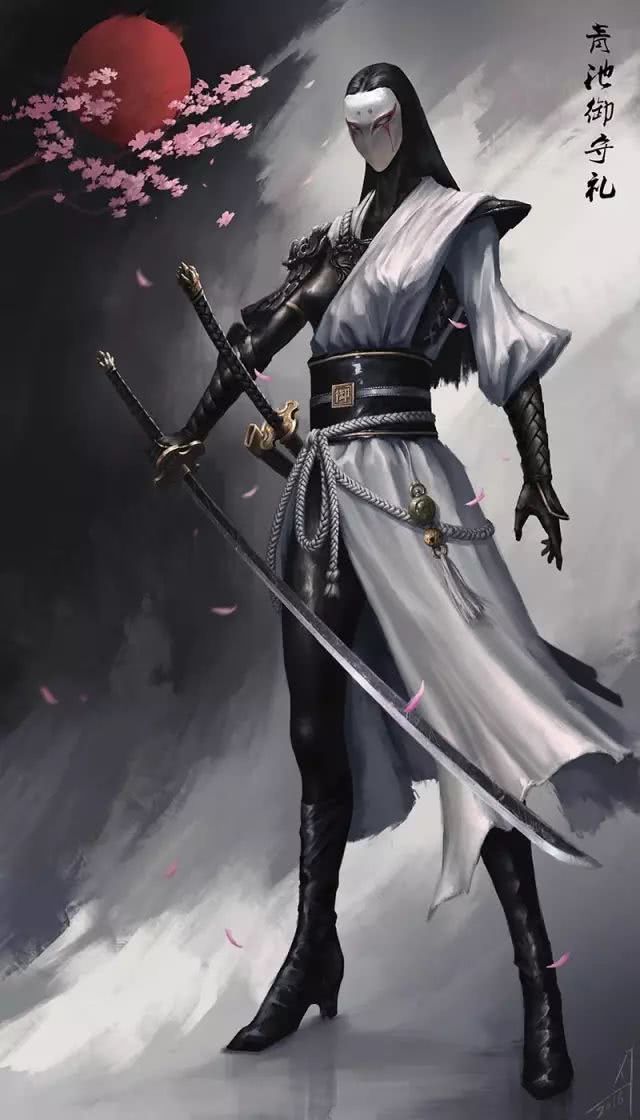 插画师carteradair古朴霸气画风凌厉