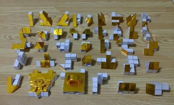 粉丝自制游戏王道具千年积木,制作过程也太烧脑细胞了!