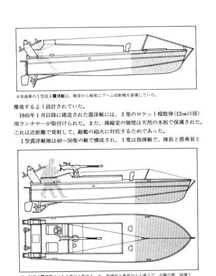 日军水上自杀性攻击武器震洋特攻摩托艇