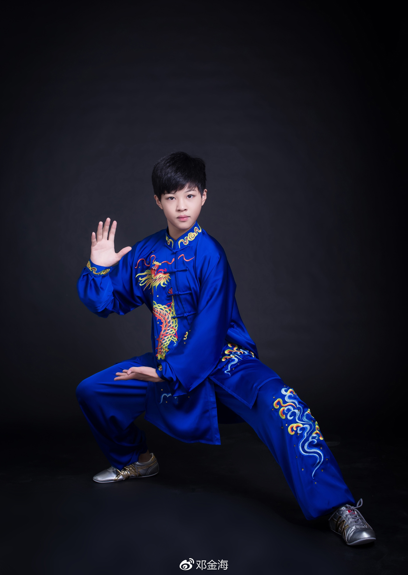 功夫童星谷文泽,武术服写真集