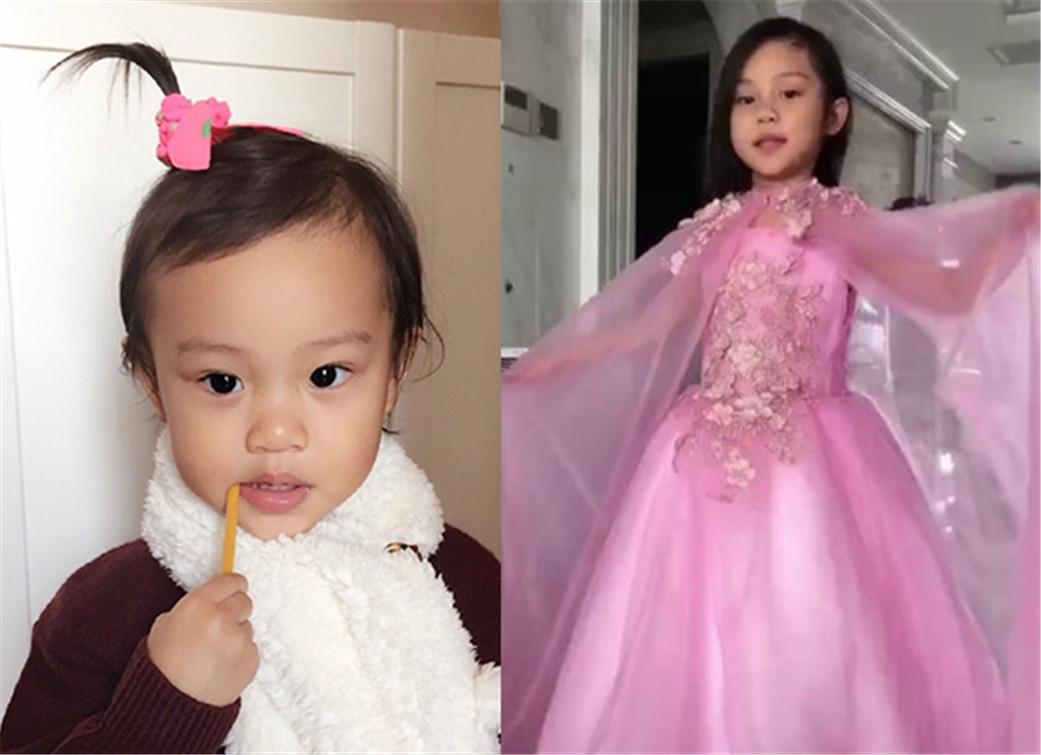 那些女大十八变的明星女儿甜馨逆袭成缩小版李小璐