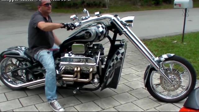 用我这12缸的摩托来告诉你法拉利什么叫速度,疯狂摩托车引擎!