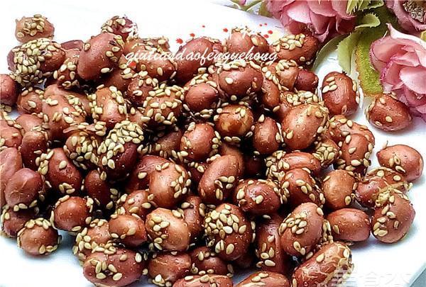 蜂蜜糖酥花生的做法