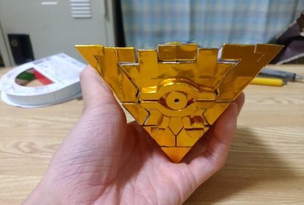 粉丝自制游戏王道具千年积木,制作过程也太烧脑细胞了!