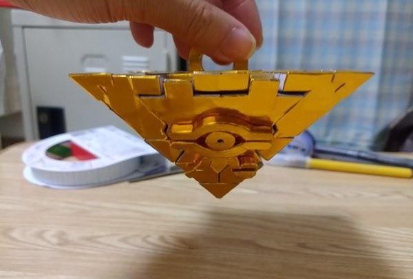 粉丝自制游戏王道具千年积木,制作过程也太烧脑细胞了!