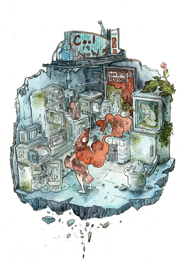 宝藏纽约艺术家和插画家amberma