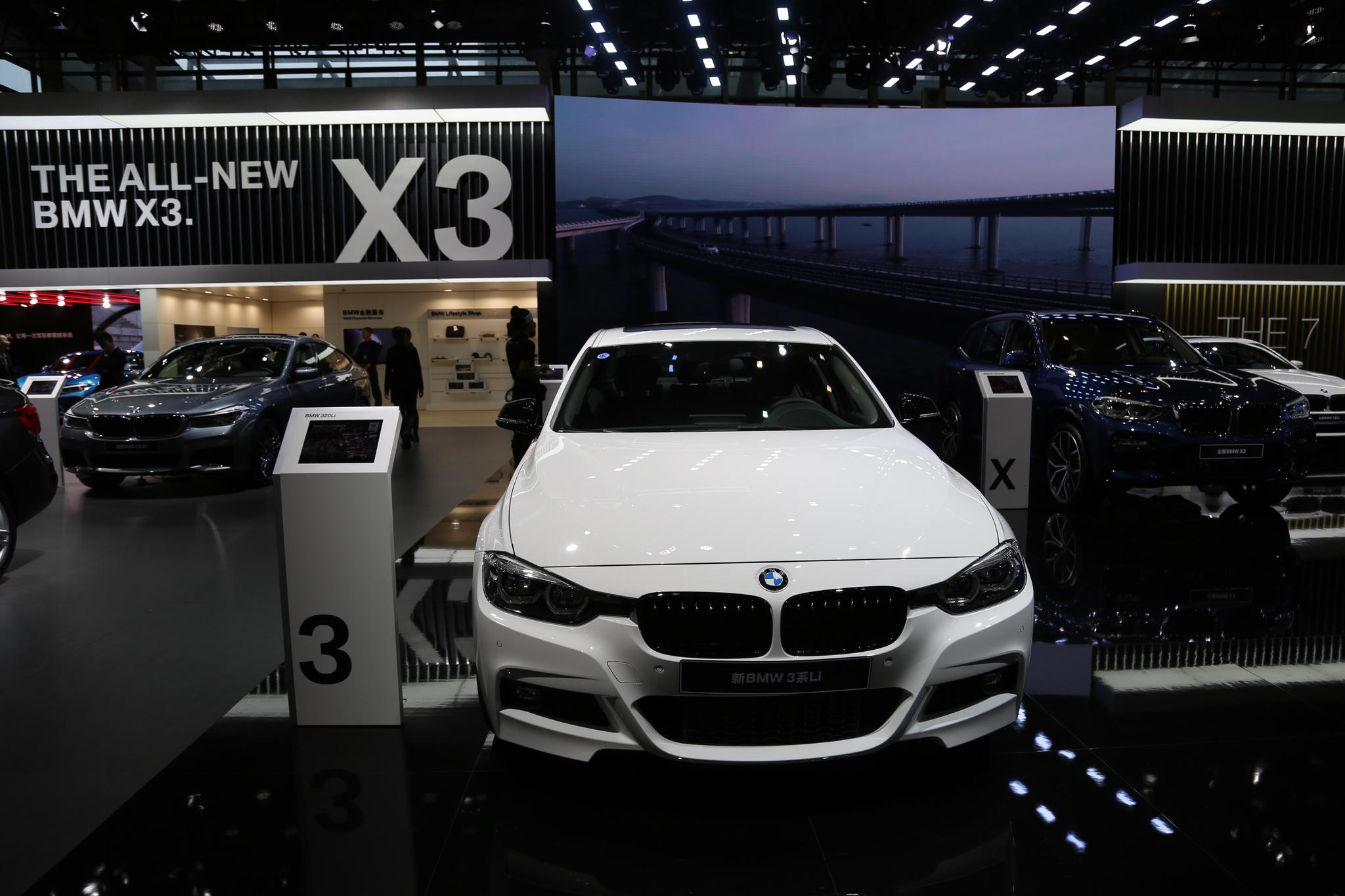 新宝马bmw 3系li,35万级别高端四门轿车,车展实拍!