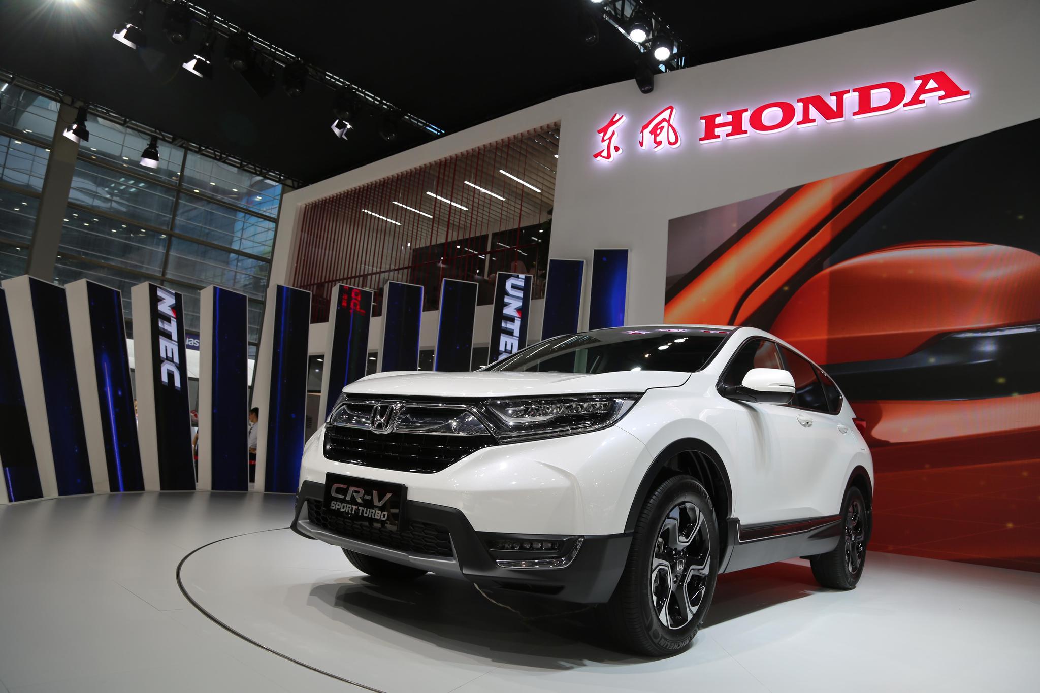 实拍东风本田cr-v 锐t动版,20万级别心动力城市suv!