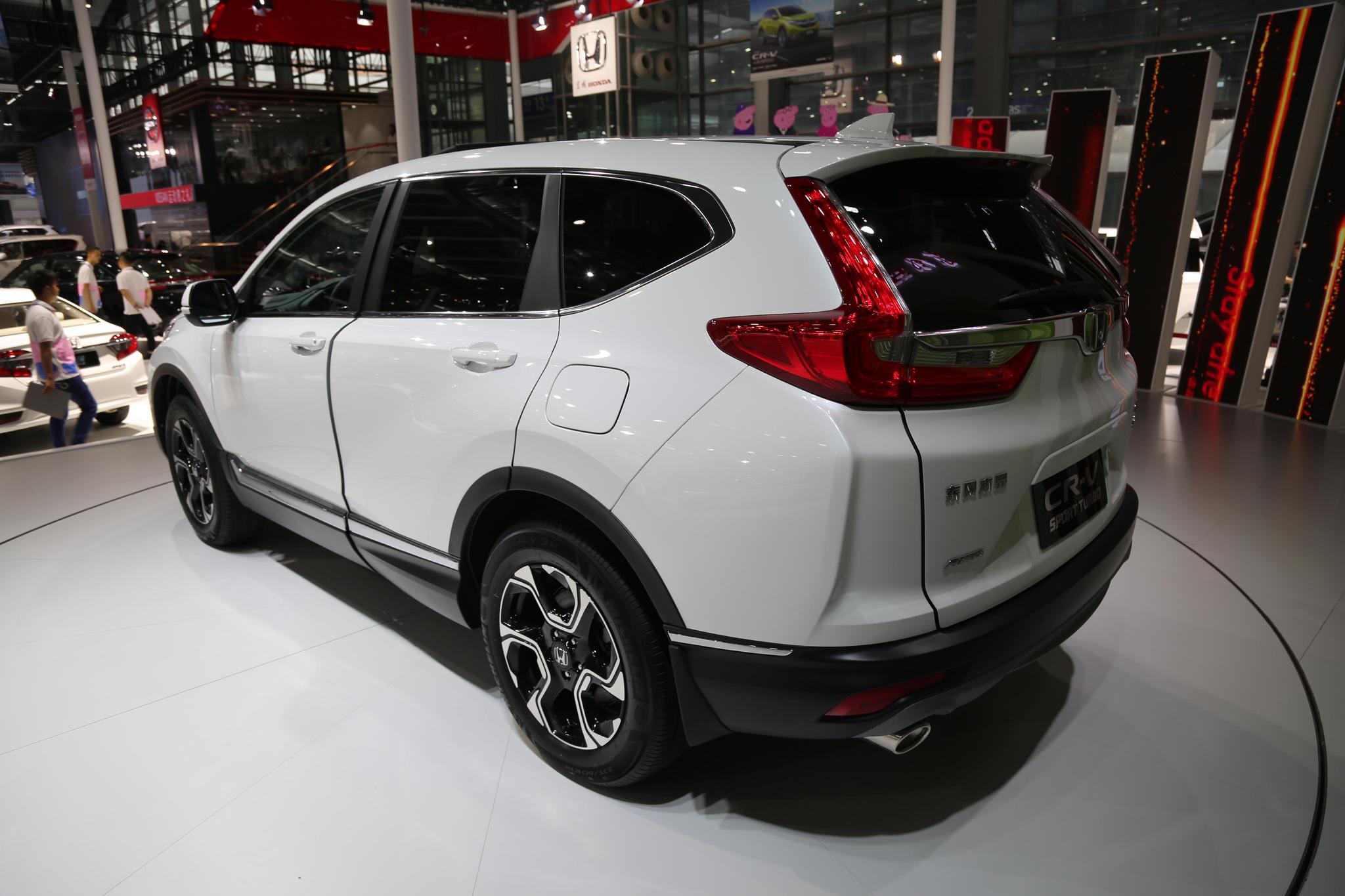 实拍东风本田cr-v 锐t动版,20万级别心动力城市suv!