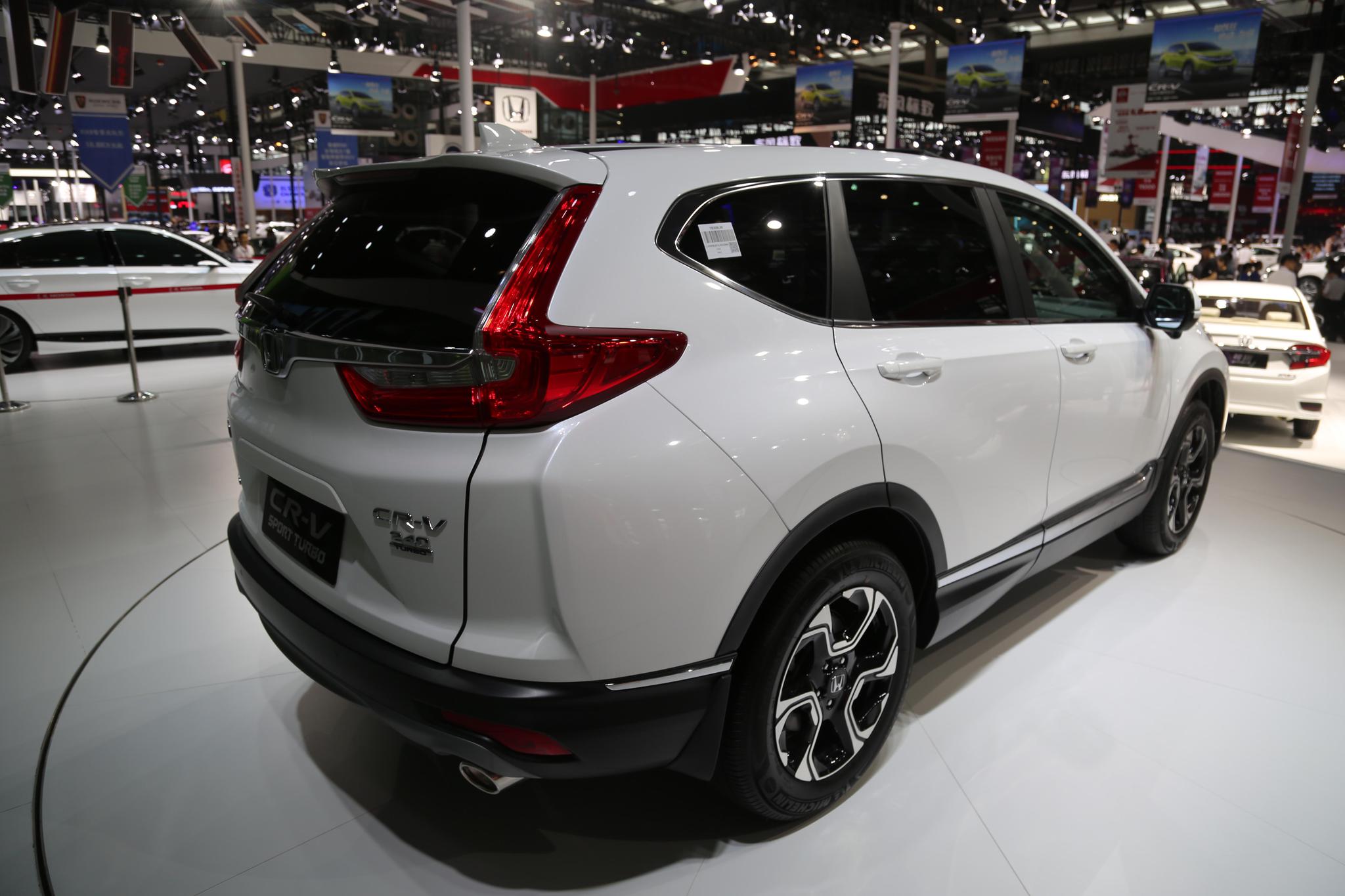 实拍东风本田cr-v 锐t动版,20万级别心动力城市suv!