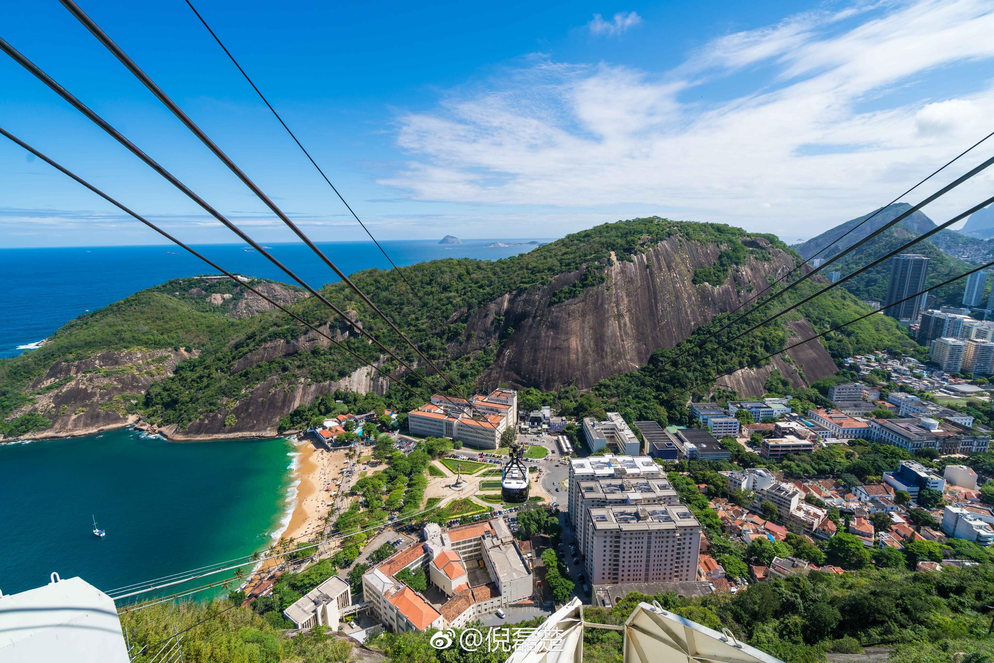 巴西 坐缆车去糖面包山