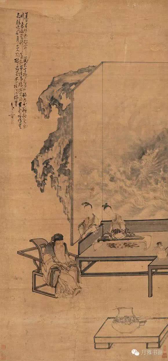 古画中的古琴|辛夷花|古意|题字_新浪新闻