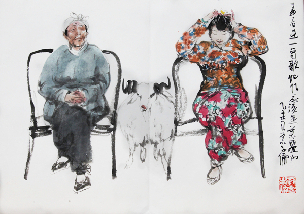 游荡在传承和呓语之间——著名画家刘学伦