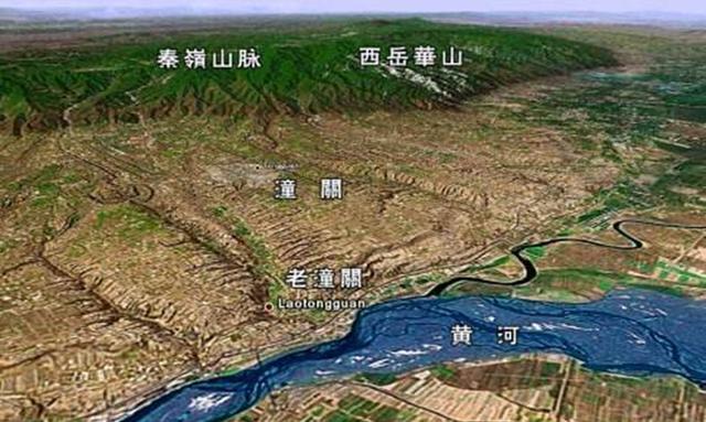 天下第一险关,六十年代拆毁的古潼关城楼复原图