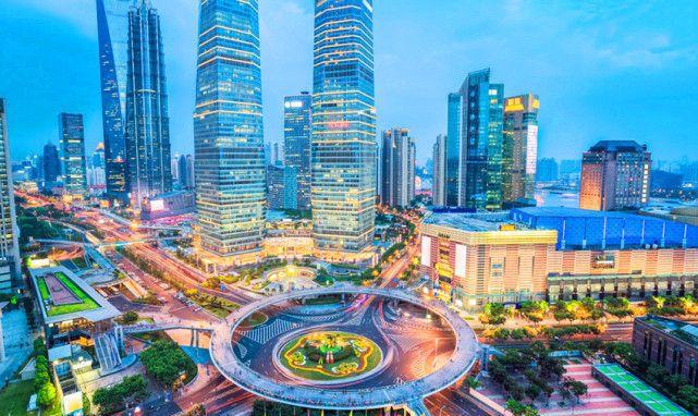 中国14个沿海开放城市上海亚洲第二宁波青岛远超迪拜